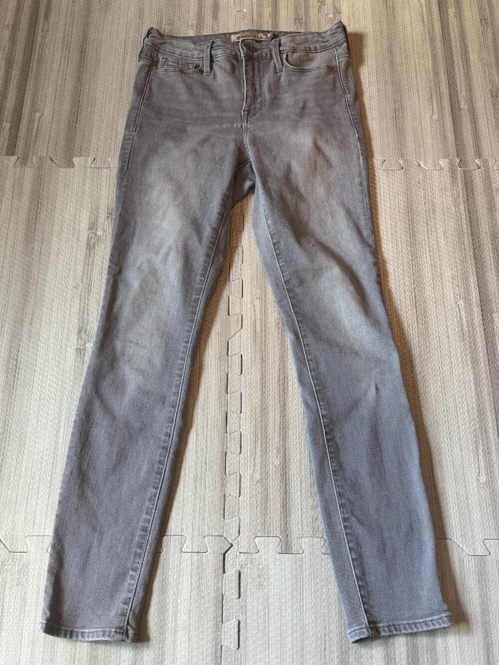 Athleta Women's Grey‎ Sculptek Skinny Jeans